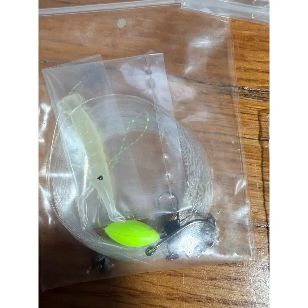 Fishing Rig Leader Lot Hooks Sinkers Swivels Float Shrimp Lure Saltwater Surf Ta